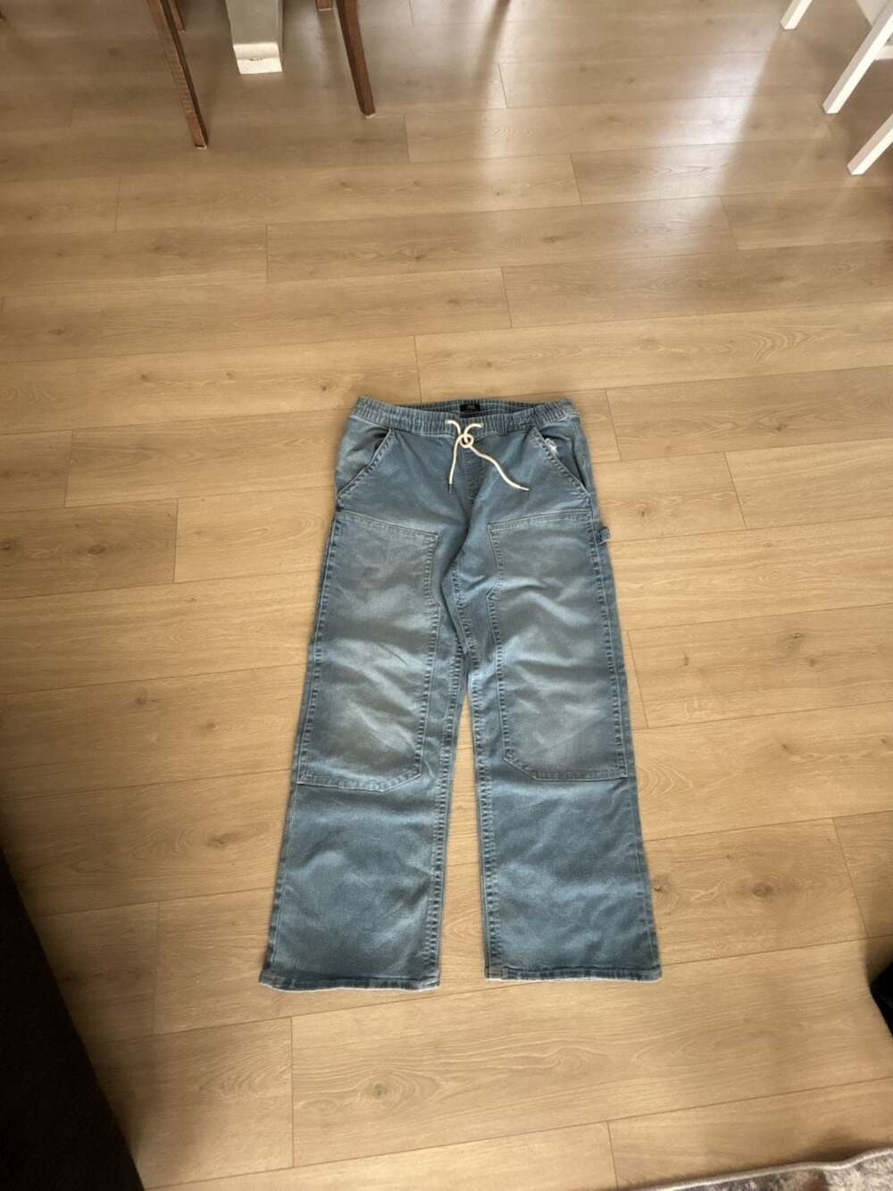 True Religion Vinny Ultra Baggy Pull-On Carpenter Jeans